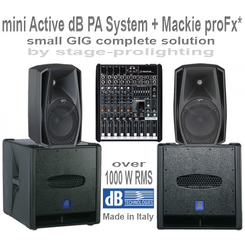 dB Technologies/Mackie PA sys 1,2kW dB Technologies/Mackie PA sys 1,2kW